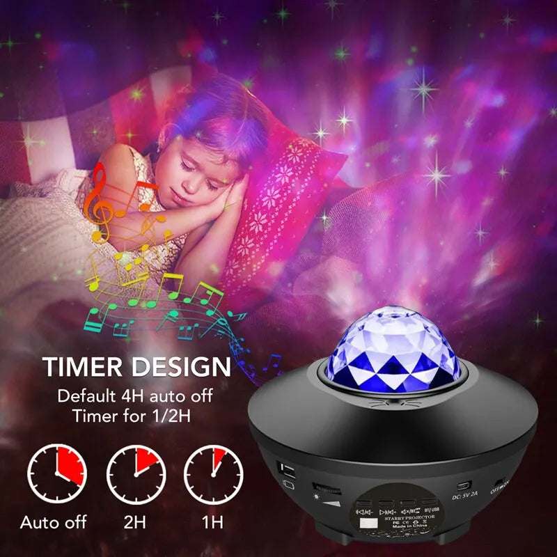 Galaxy Night Light Projector