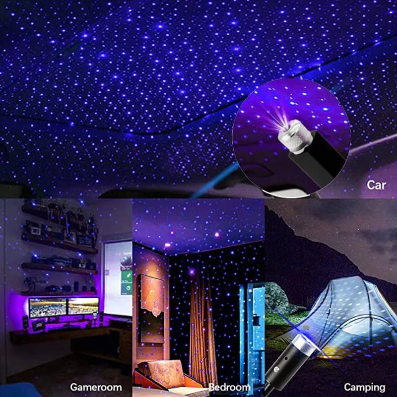 LED Star Night Light Projector