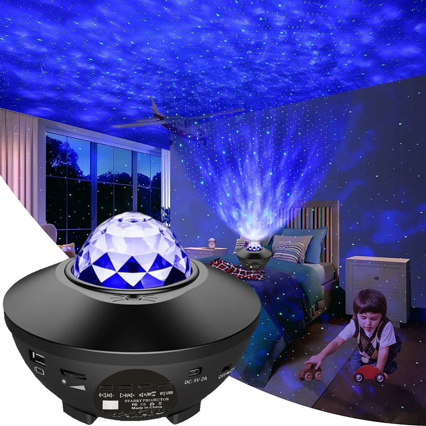 Galaxy Night Light Projector